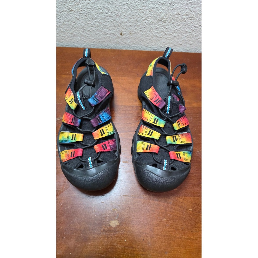 Keen Newport H2 Sandals Womens 6.5 Rainbow Tie Dye Waterproof Hiking 1018822